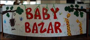 banner baby bazar villa guardia 